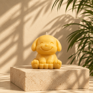 Pawfect Glow – Puppy Shaped Decorative Candle